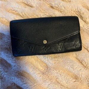 Black Leather Louis Vuitton